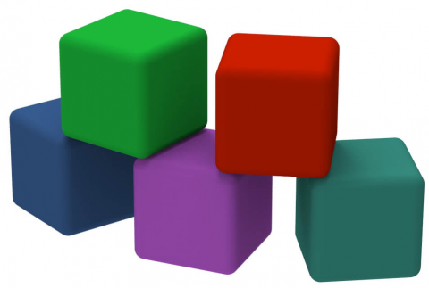 Набір пуфів "Куби"