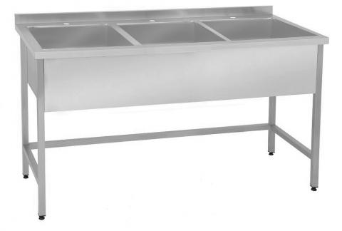 Мийка виробнича 3-секційна без полиці