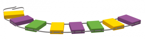 Доріжка-тренажер "Сходинки"