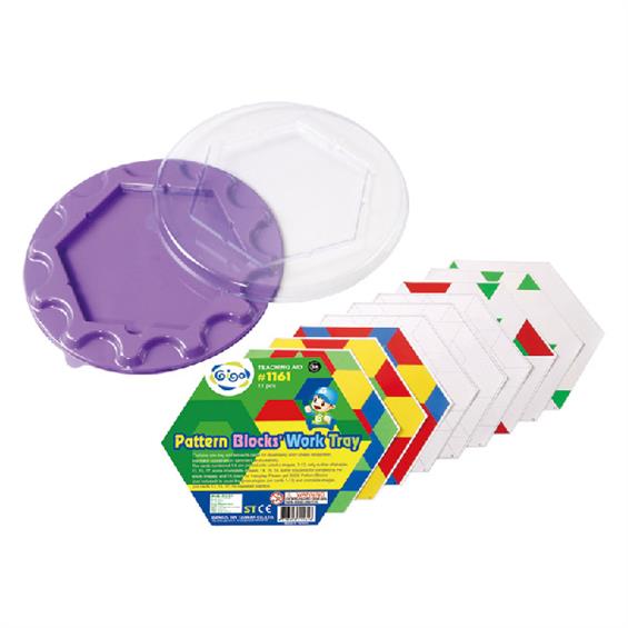 Геометрична мозаїка з картками і круглою основою, 10 ел.