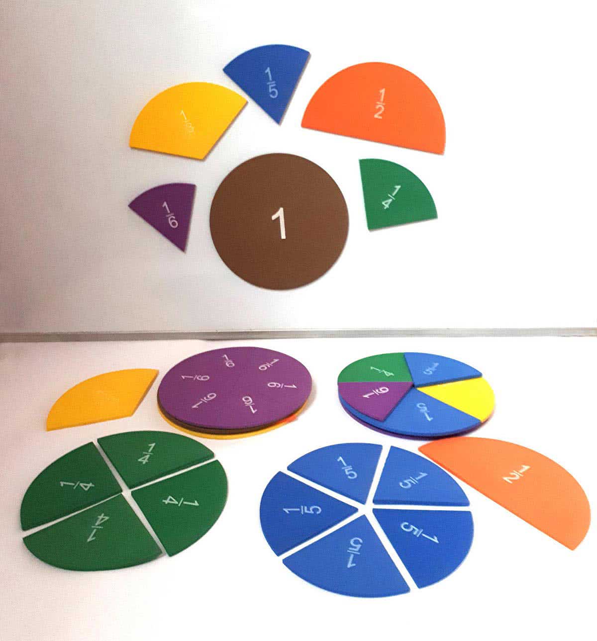 Набір Частини цілого на крузі.Прості дроби