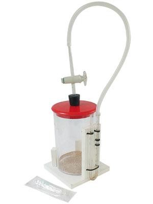 Прилад для виявлення дихального газообміну у рослин