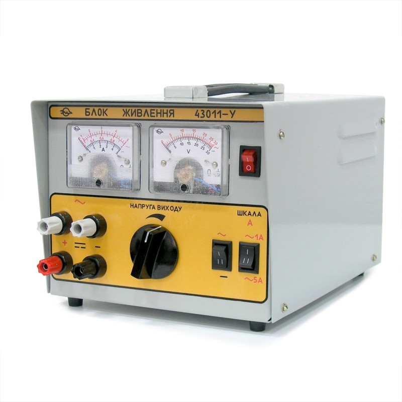 Блок живлення демонстраційний (випрямлена та змінна напруга)