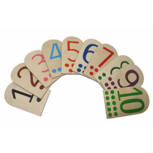 Комплект роздатковий для лічби (від 0 до 10, дерево)