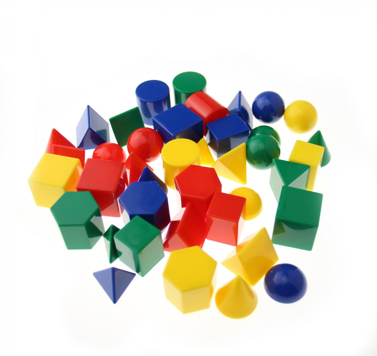 Набір геометричних тіл лабораторний, 36 од.