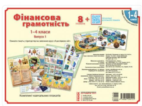 Плакати "Фінансова грамотність "1-4 класи