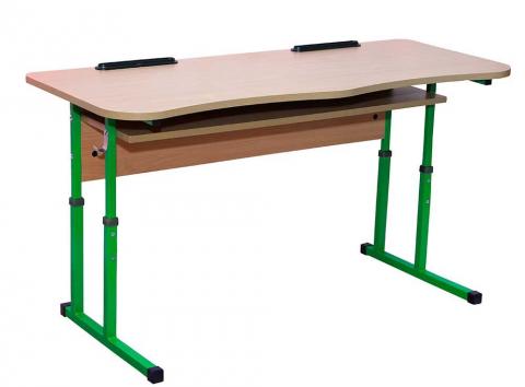 Cтіл 2-місний антисколіозний з полицею, №4-6