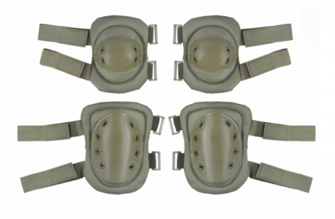 Комплект наколінників та налокітників хакі
