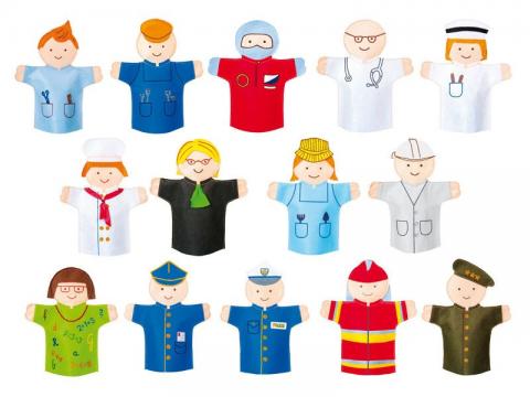 Ляльки-рукавички «Професії» (14 од.)