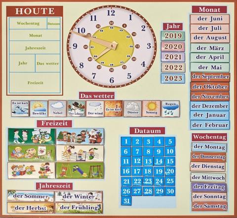 Календар на магнітній основі (мова німецька)