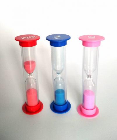 Набір годинників пісочних (1, 2, 3 хвилин)