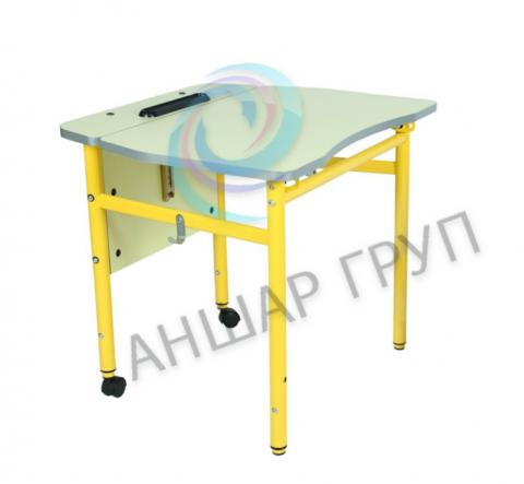 Стіл 6-кутний мобільний з регулюванням кута нахилу стільниці №3-5