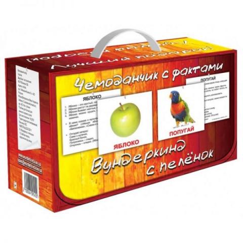 Подарунковий набір карток домана “валіза з фактами” російською