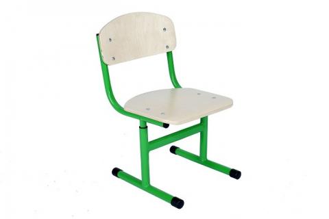 Стілець дитячий Т-подібний на круглій трубі, регулюється на ростові групи №1-3